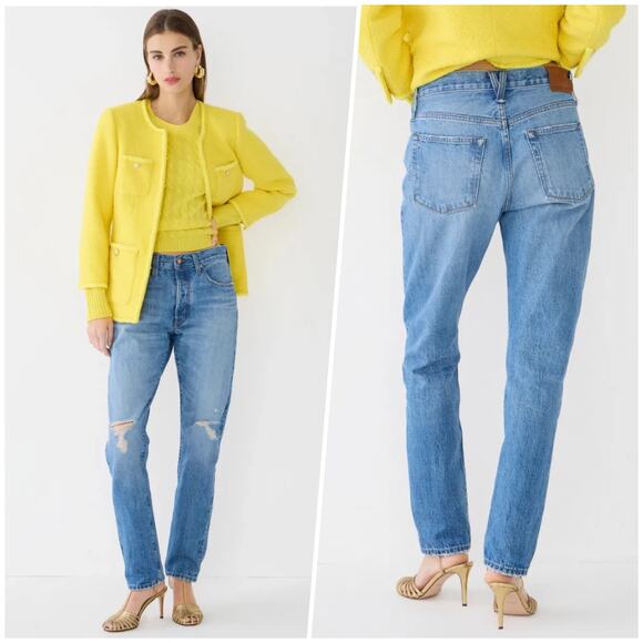 Point Sur | Women | Pasadena Selvedge Distressed Tapered Slim Fit Jeans | 32 - Picture 15 of 15